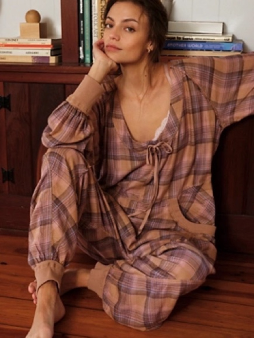 Free People Fallin’ For Flannel Romper